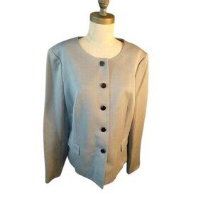 Le Suit Size 18 Plus Size Lined 2 Piece Suit Jacket + Skirt NWT $200